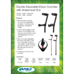 AlphaScope: Adjustable-Elbow-Crutches