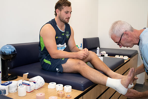 Canberra Raiders Physio Sports Trainer